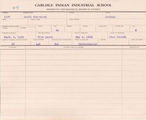 David Sku-vi-uk Student File