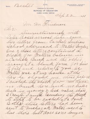 Walter Snyder Student File