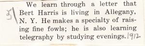Bert Harris Student File Bert Harris Student File