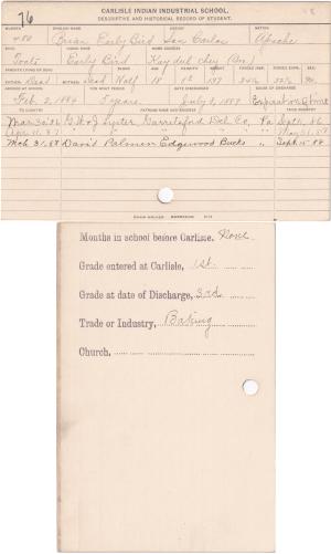 Brian Early Bird (Early Bird) Student File