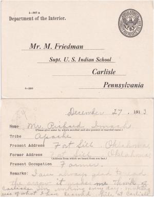 Richard Imach Student File