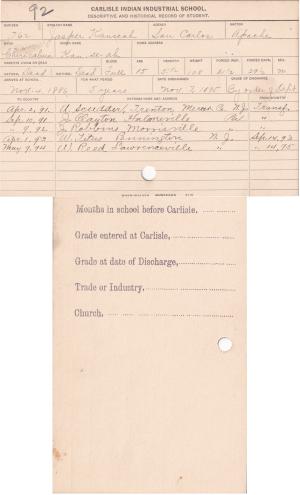 Jasper Kanseah (Kan-se-ah) Student File
