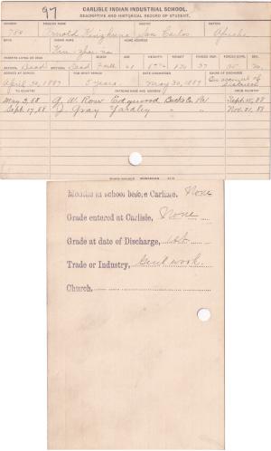 Arnold Kinzhuna (Kin-zhu-na) Student File