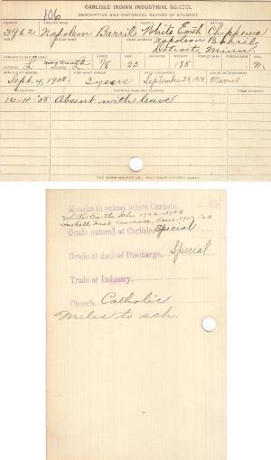 Napoleon Barril Student File Napoleon Barril Student File