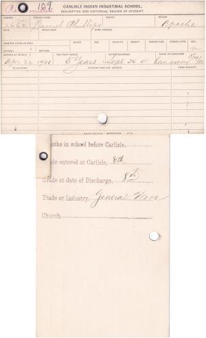 Daniel Phillips Student File Daniel Phillips Student File