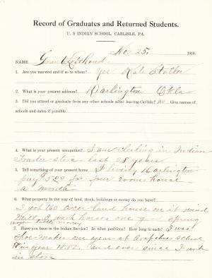 U.S. Grant (Grant Lefthand) Student File U.S. Grant (Grant Lefthand) Student File