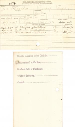 Philip Pratt Student File Philip Pratt Student File