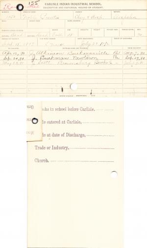 Noble Prentis Student File