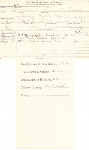 Arnold Woolworth (Big Tall Man) Student File Arnold Woolworth (Big Tall Man) Student File