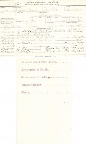 Bedford Forest Student File