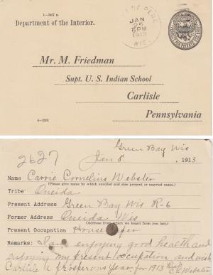 Carrie Cornelius Student File 