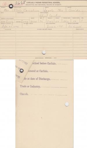 Elsie Cornelius Student File Elsie Cornelius Student File