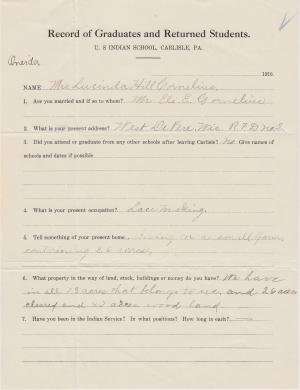 Lucinda Hill Student File Lucinda Hill Student File