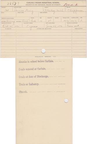 Louisa King Student File Louisa King Student File