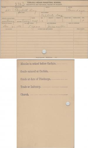 Elizabeth Day Student File Elizabeth Day Student File