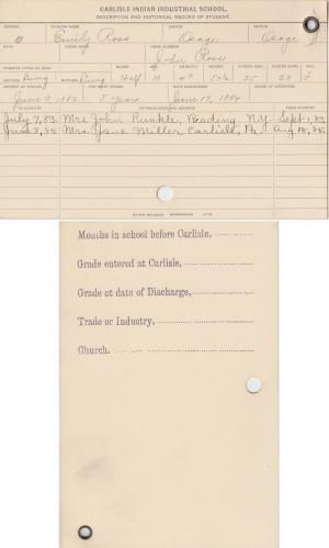 Emily B. Ross Student File Emily B. Ross Student File
