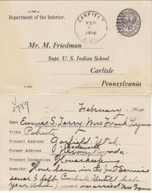 Eunice Terry Student File