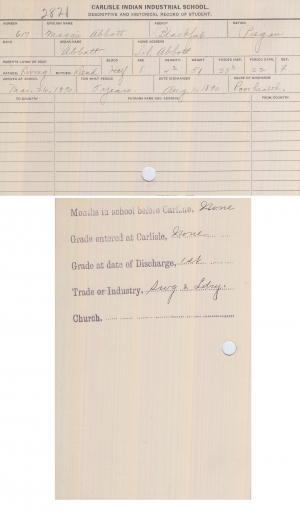 Maggie Abbott Student File Maggie Abbott Student File