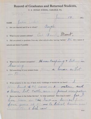 Julia Cobell Student File Julia Cobell Student File