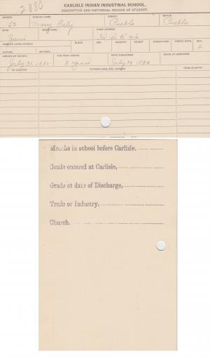 Mary Ealy Student File Mary Ealy Student File