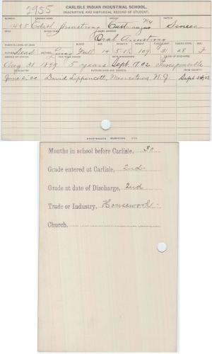 Edith Armstrong Student File