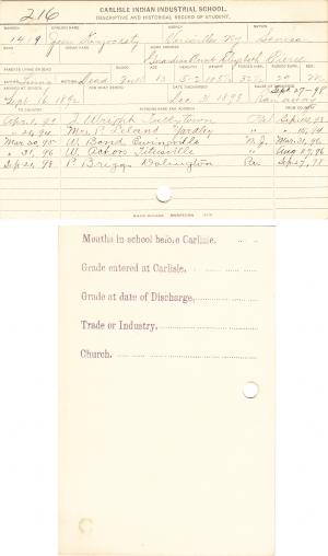 Jesse Kenjockety Student File Jesse Kenjockety Student File