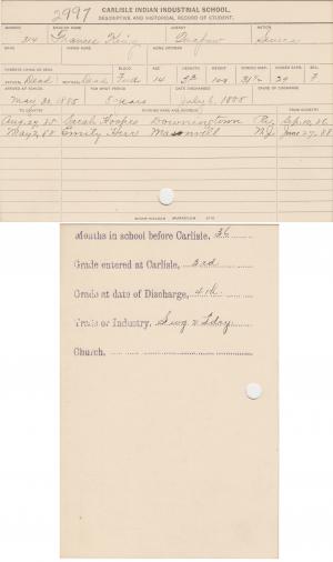 Frances King Student File Frances King Student File