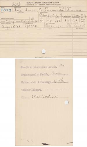 Rose Smith Student File Rose Smith Student File