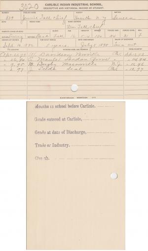 Jennie Tallchief Student File