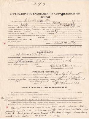 Charles DeWitt Student File