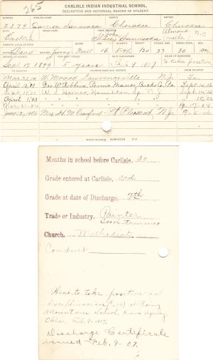 Jackson Saunooka Student File