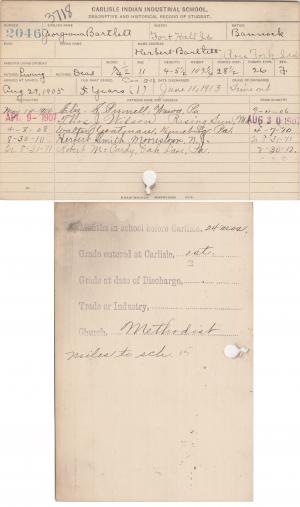 Georgiana Bartlett Student File Georgiana Bartlett Student File