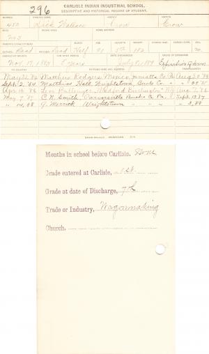 Richard Wallace Student File Richard Wallace Student File