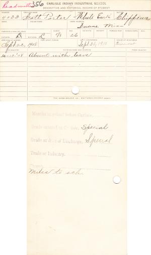 Scott J. Porter Student File Scott J. Porter Student File