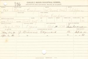 Edward Campeau Student File