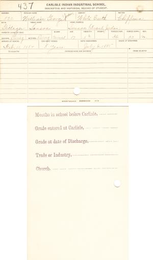 William George Jordan (Sansoa) Student File William George Jordan (Sansoa) Student File