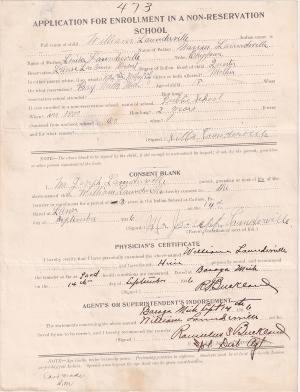 William Launderville Student File