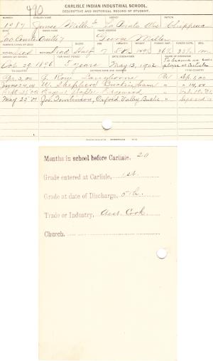 James Miller Sr. Student File