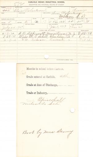 Elsie Robertson Student File Elsie Robertson Student File