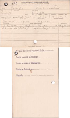 James Bell Student File