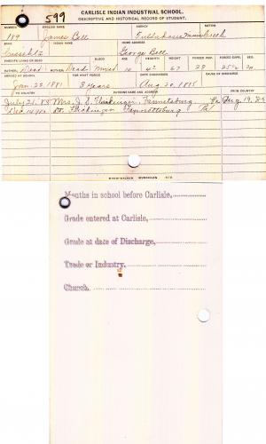 James Bell Student File James Bell Student File