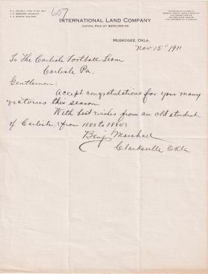 Benjamin Marshall Student File