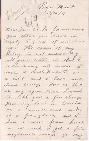 Egbert B. Hail (Big Hail) Student File, Mar 16, 1911. Egbert B. Hail (Big Hail) Student File, Mar 16, 1911.