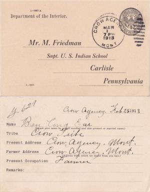 Benjamin Long Ear Student File Benjamin Long Ear Student File