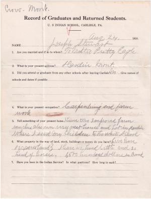 Joe Stewart Student File Joe Stewart Student File