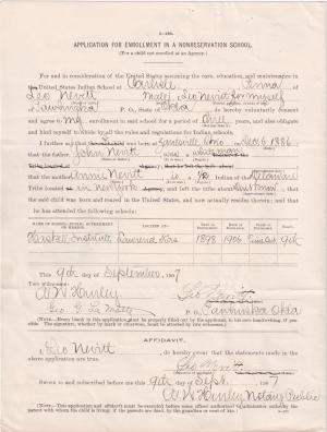 Leo Nevitt Student File