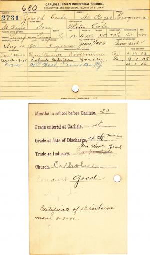 Joseph Cole (Sose) Student File Joseph Cole (Sose) Student File