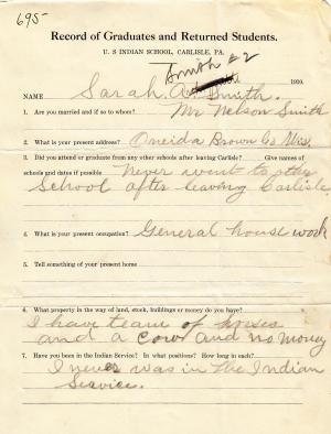 Sarah Ninham Student File Sarah Ninham Student File