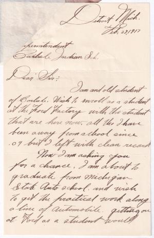 Hugh White Student File