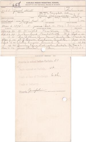 Jacob Hill Student File